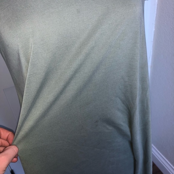 Green T-shirt Dress - Picture 6 of 7